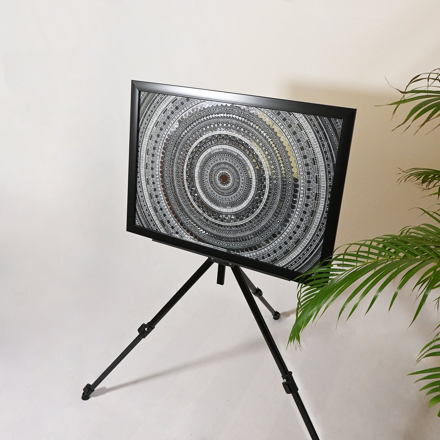Moonlight 2.0 - Handmade Mandala Art - 64x46cm