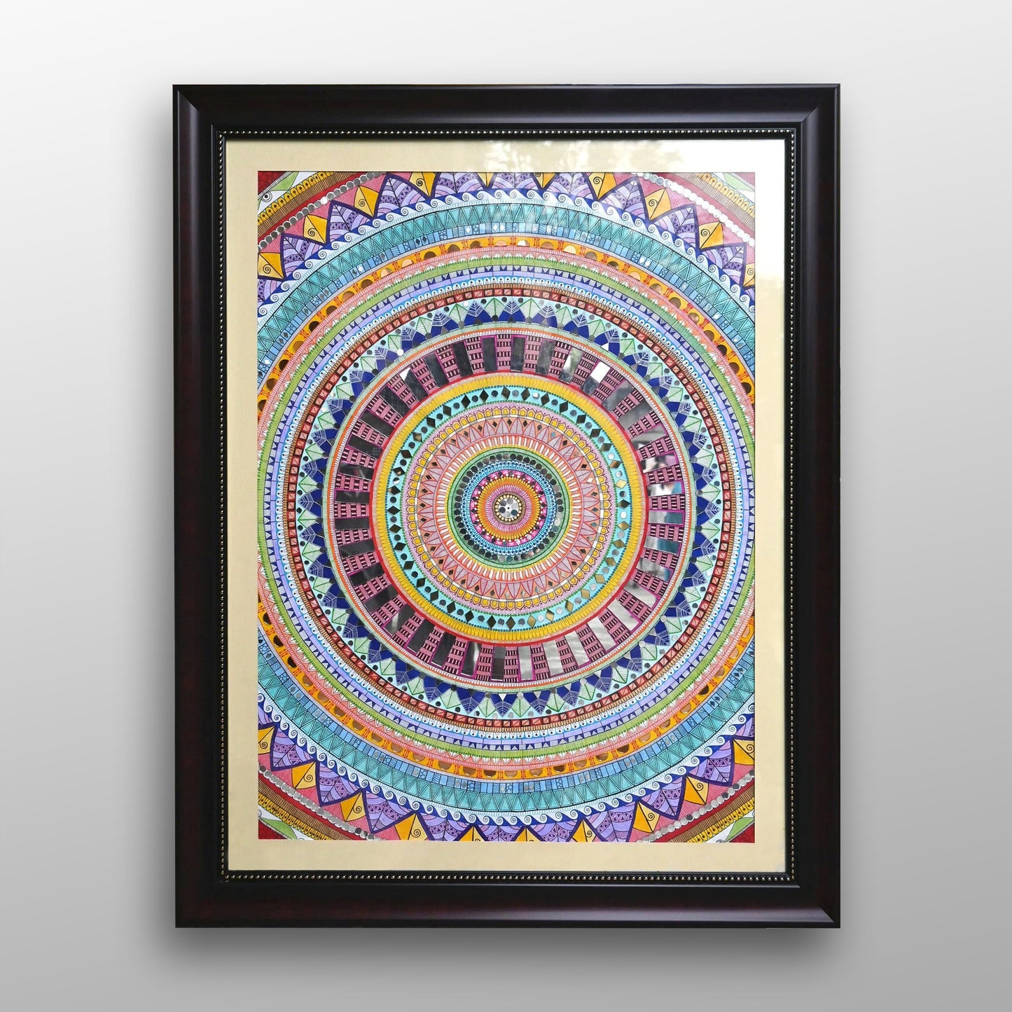 Japandi Therapeutic Mandala Art 73x93cm