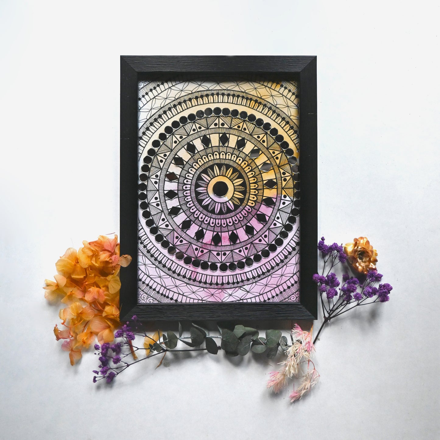 Geometric Art Mandala 23x17cm