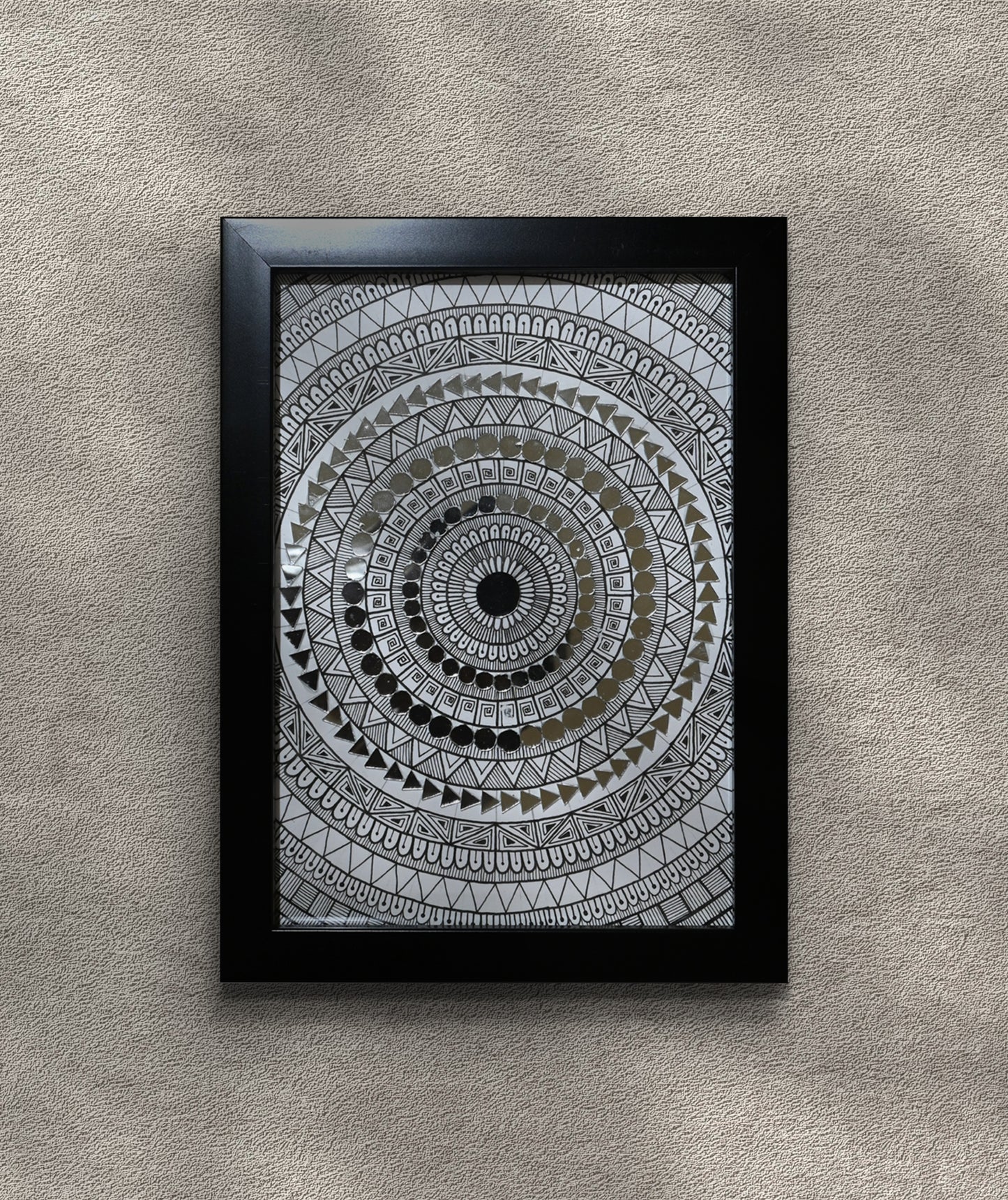 Eclipse & Lumina - Handmade Mandala Art Pieces 23x17cm - PACK OF 2