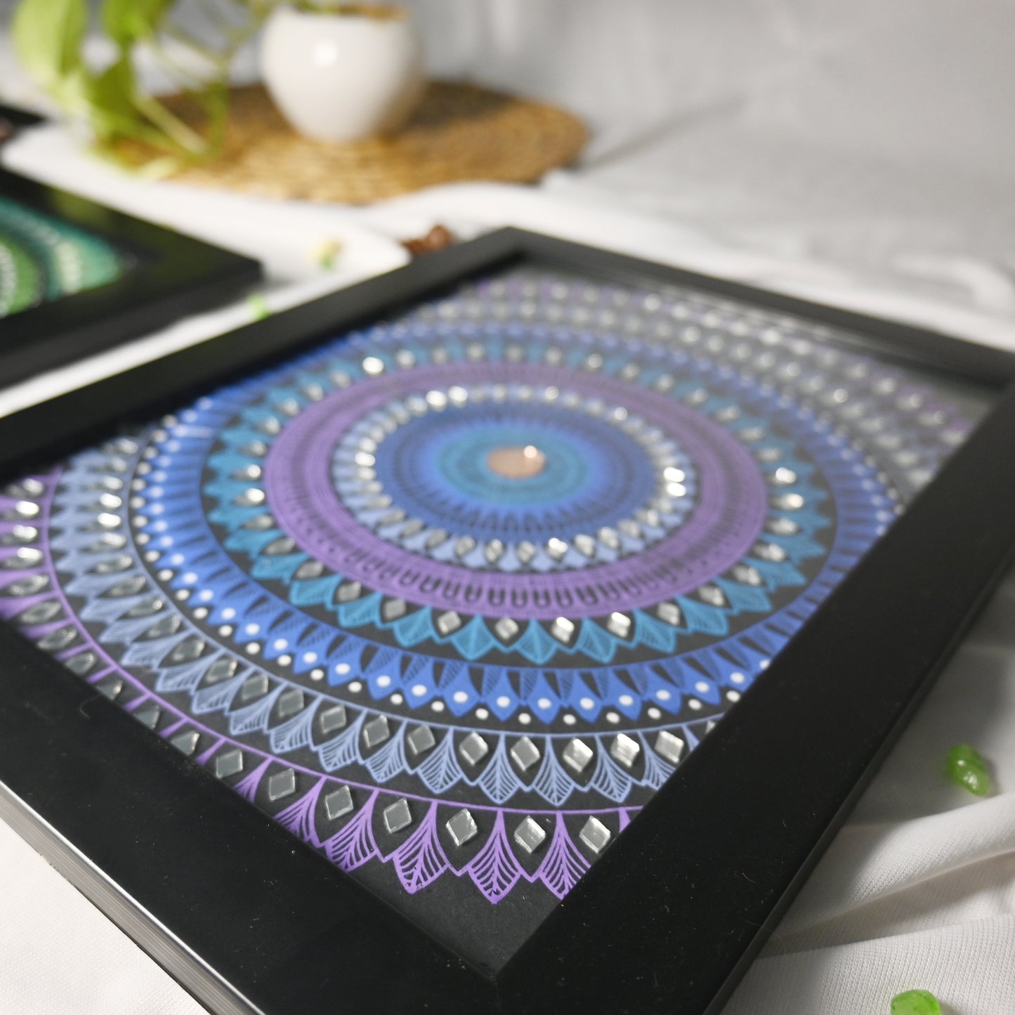 Symphony Of Circles - Pack Of 4 Mandala Art 26x35cm
