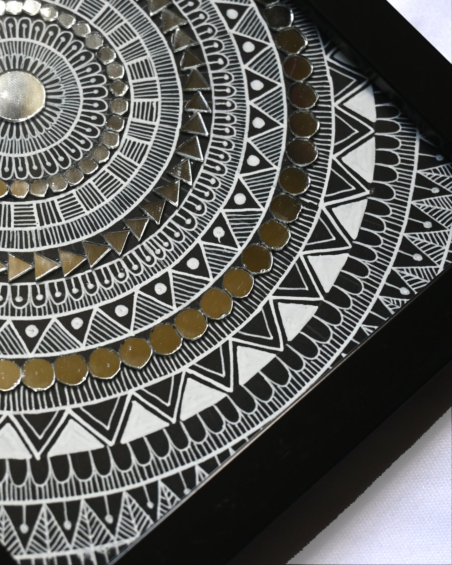 Eclipse & Lumina - Handmade Mandala Art Pieces 23x17cm - PACK OF 2