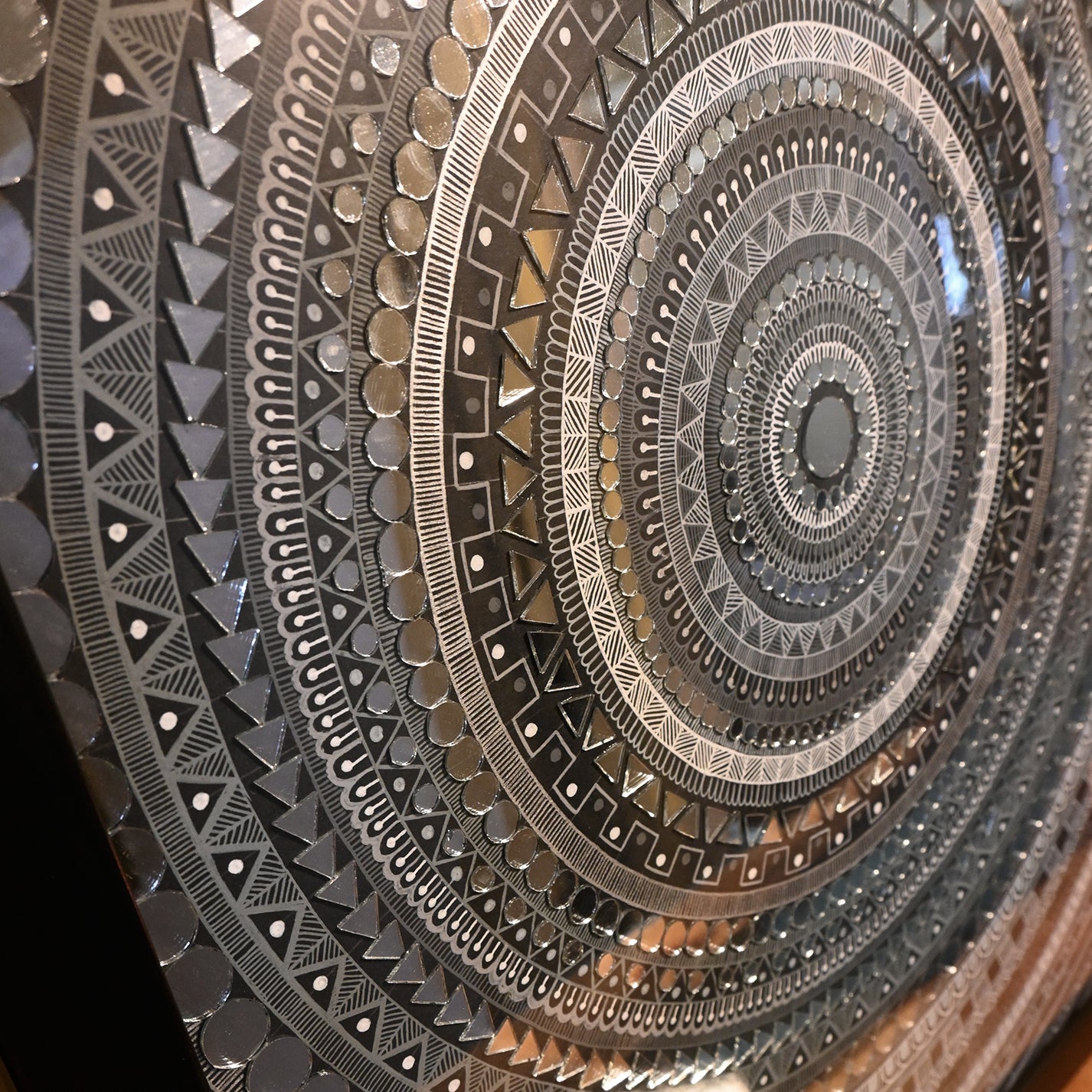 Moonlight 2.0 - Handmade Mandala Art - 64x46cm