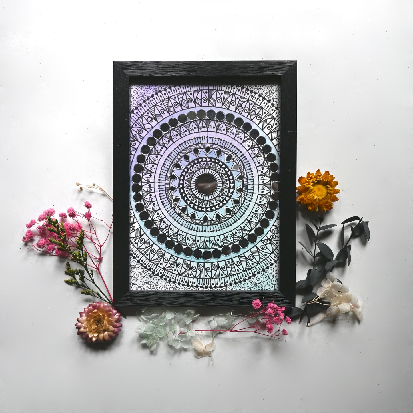 Handmade Mandala Art 23x17cm