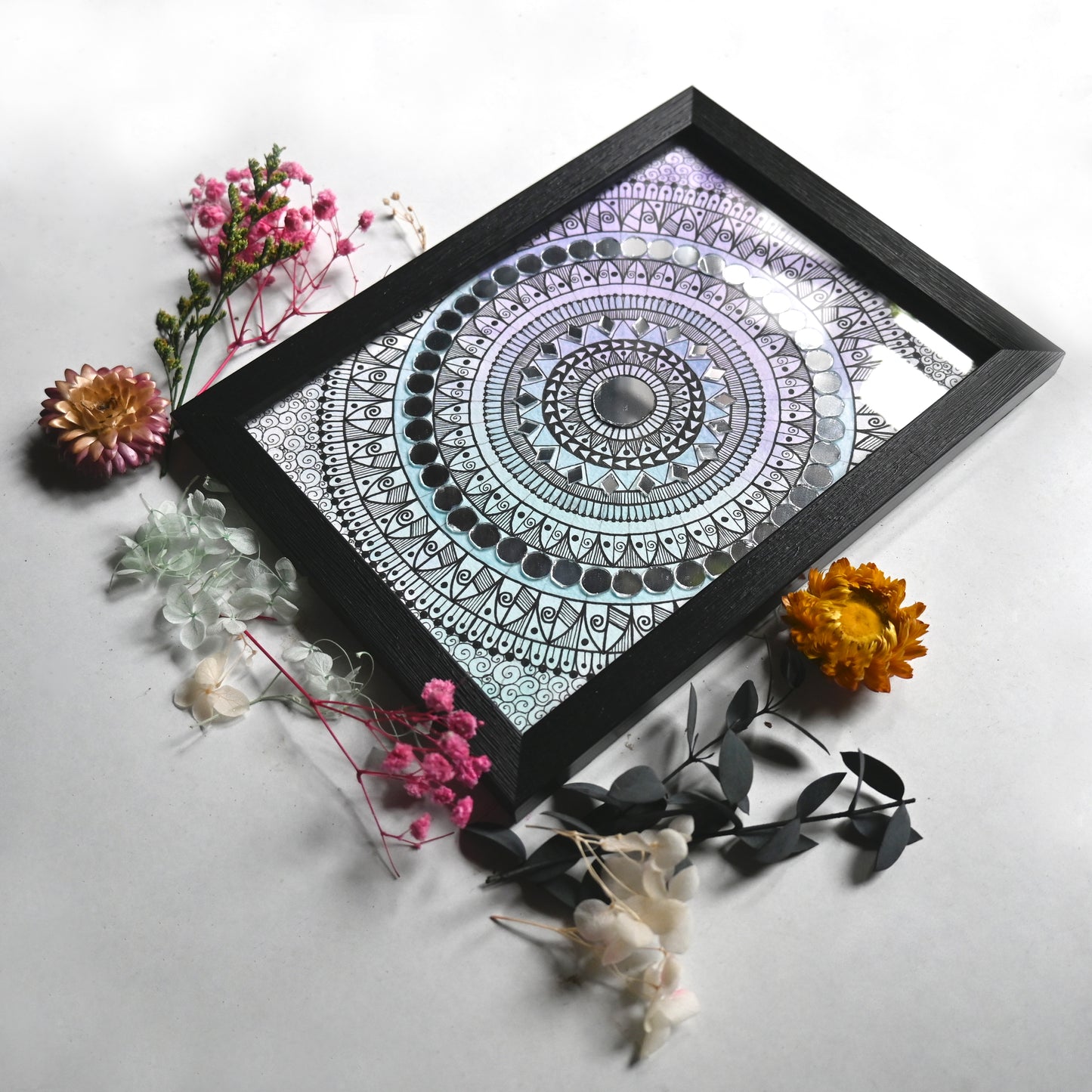Handmade Mandala Art 23x17cm