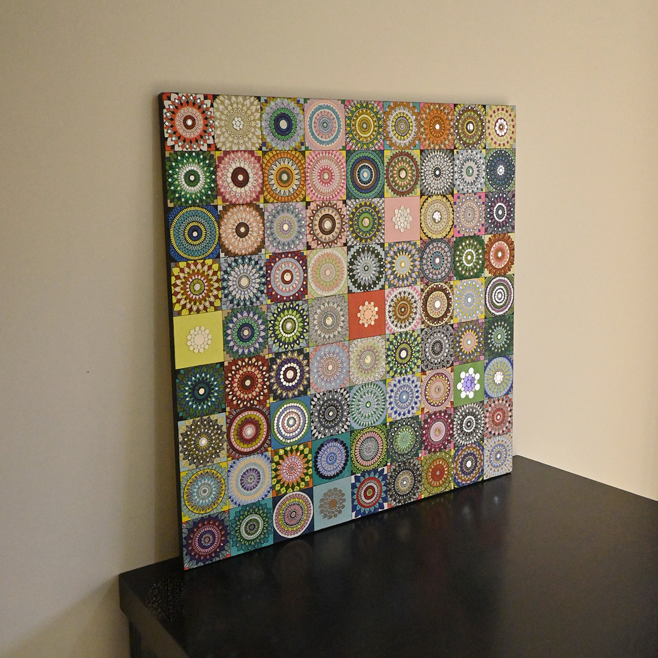 The Mandala Grid Project 92x92cm