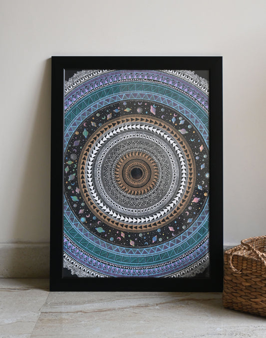 Cosmic Universe - Handmade Mandala Wall Art