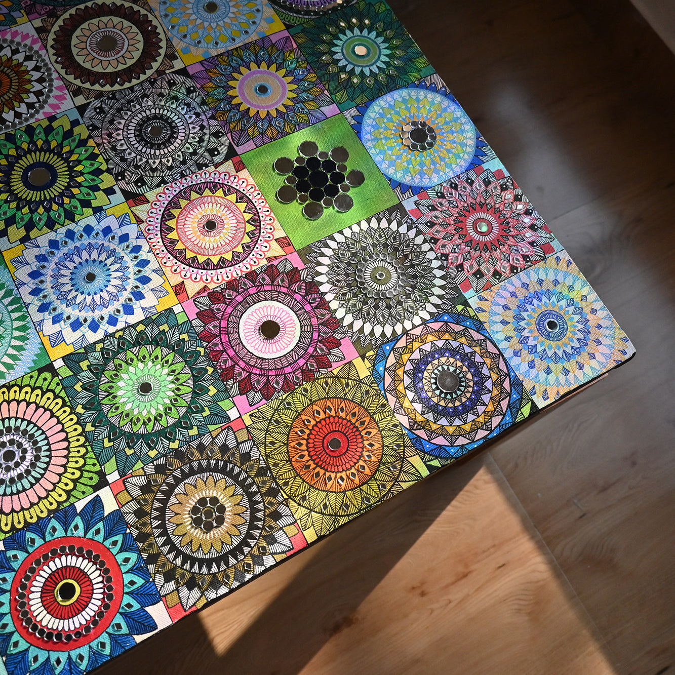 The Mandala Grid Project 92x92cm