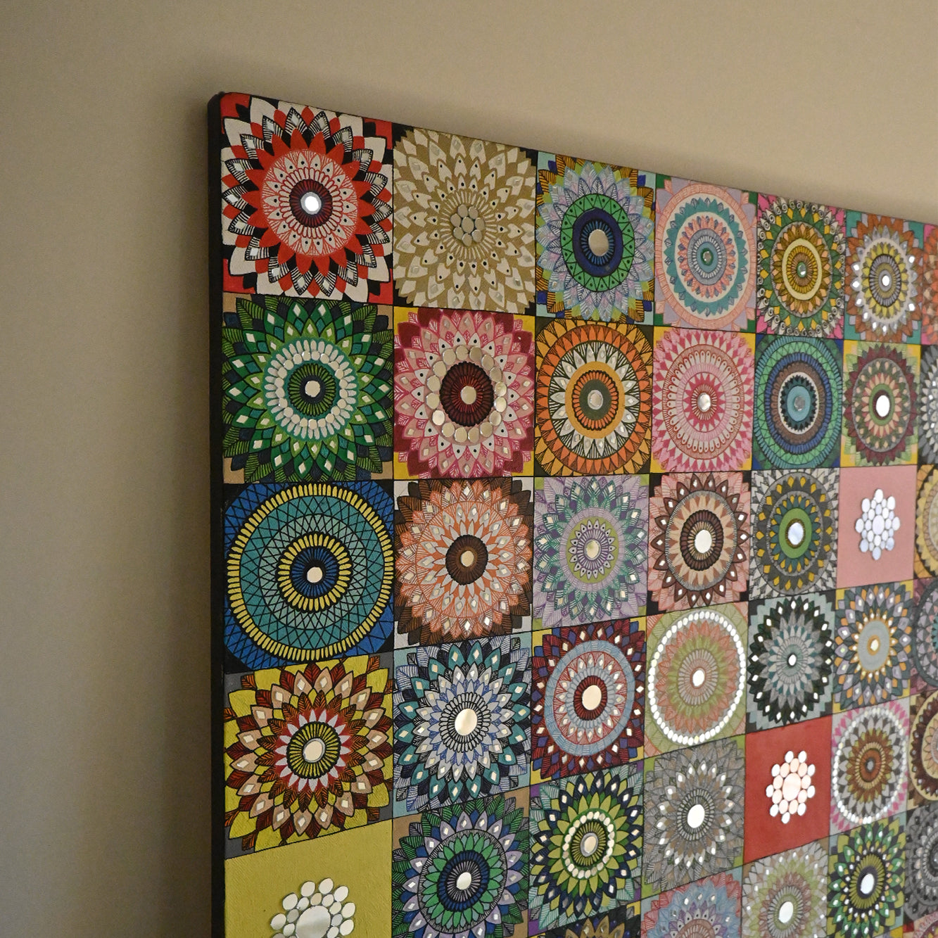 The Mandala Grid Project 92x92cm