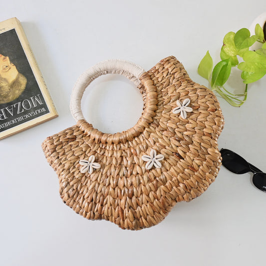EcoWeave Tote – Eco-Friendly Woven Handbag for Women