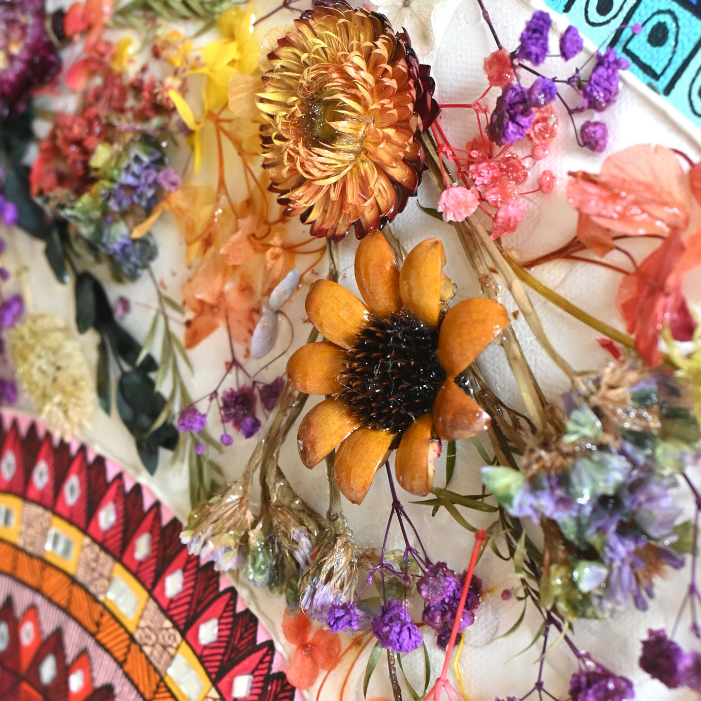 The Blooming Sphere 92x92cm