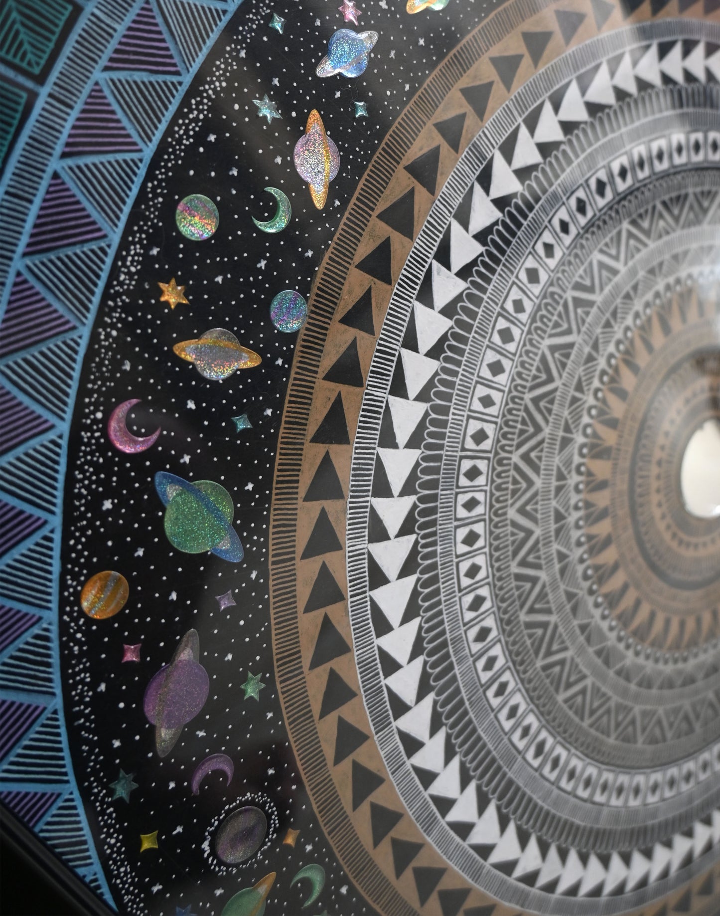 Cosmic Universe - Handmade Mandala Wall Art