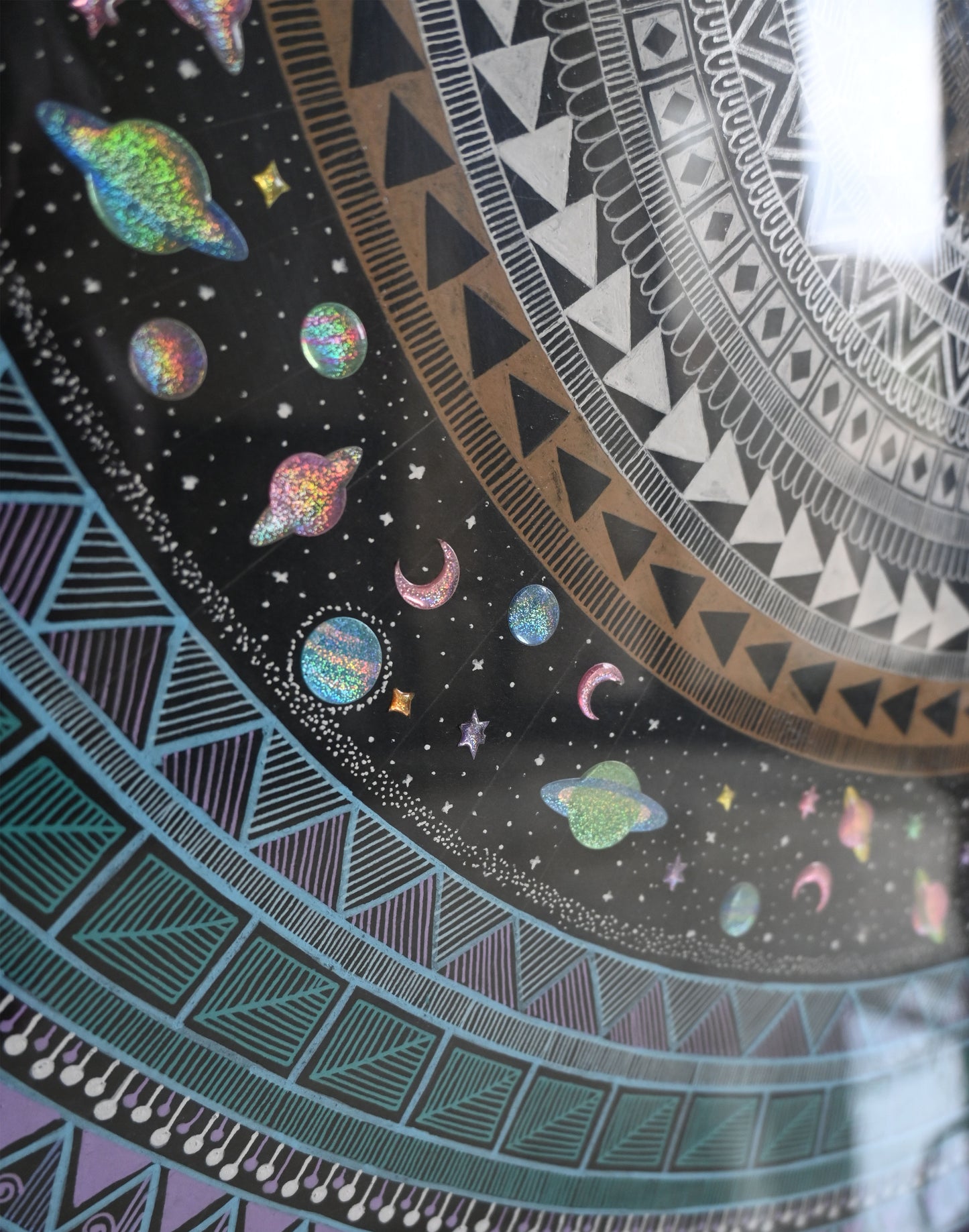 Cosmic Universe - Handmade Mandala Wall Art
