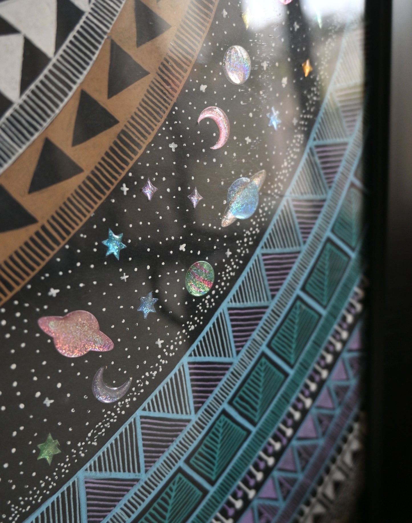 Cosmic Universe - Handmade Mandala Wall Art